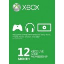 12 Month Xbox Live Gold