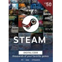 Steam Wallet Gift Card 50 EUR Steam Code